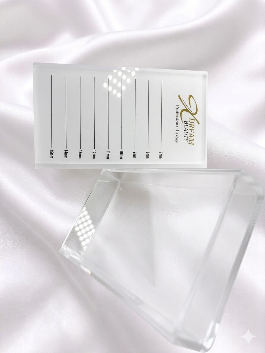Wimpernpalette Kristallklar mit Deckel