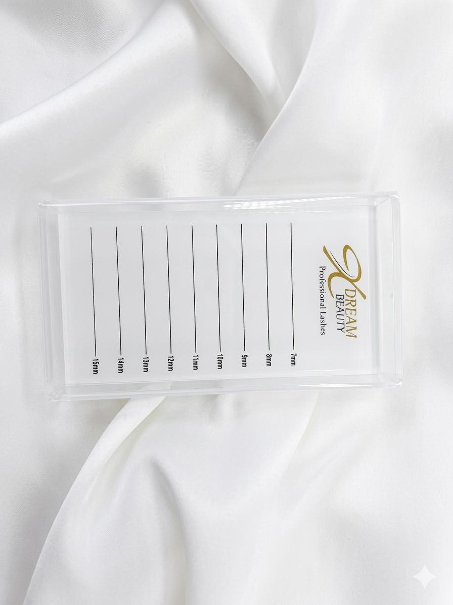 Wimpernpalette Kristallklar mit Deckel