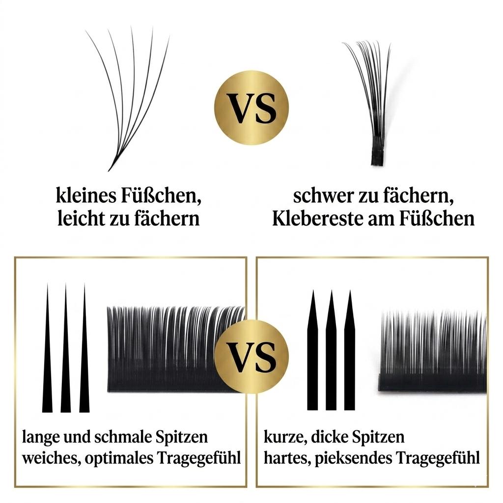 FLAT Lashes X-Dream für 1:1 Technik