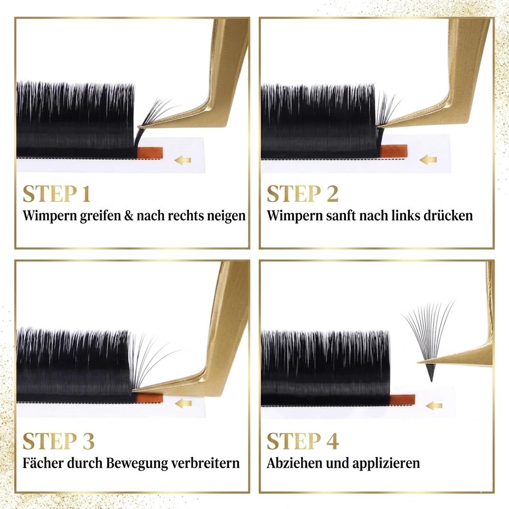 FLAT Lashes X-Dream für 1:1 Technik